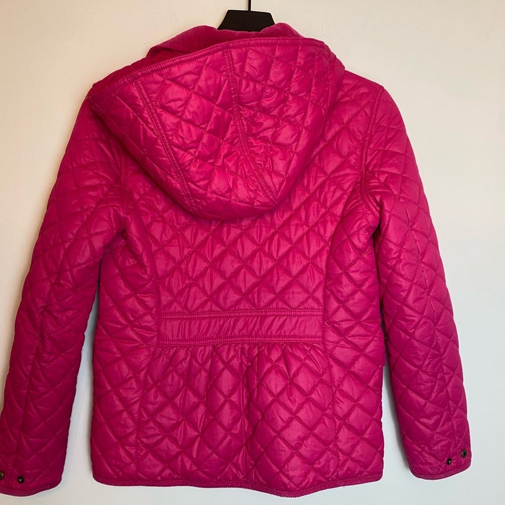 Big Girls Ralph Lauren Pink Quilted Jacket Sz Lg 12/14 - Picture 6 of 16